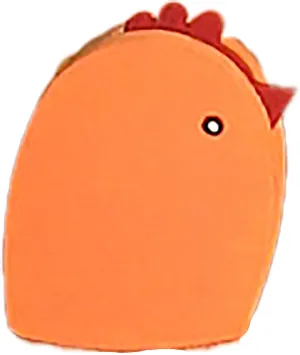 Sebastian Holz Küken, orange, h 4,5 cm, Kranzfigur Sebastian Holz Küken, orange, h 4,5 cm, Kranzfigur