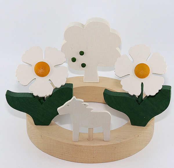Sebastian design Veilchen, weiß für Holzkränze