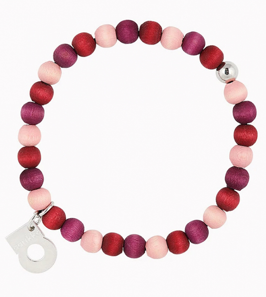 Aarikka Herkkä Armband rosa/rot(Shades of red), Durchmesser 7 cm