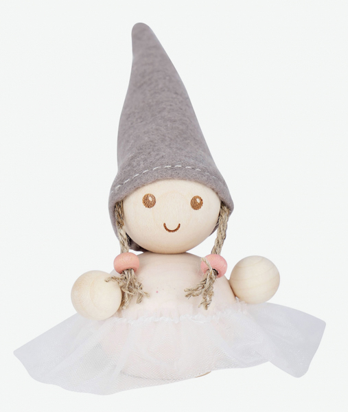 Aarikka Pakkanen Frost Elf Ballerina mit Tutu, weiß, Höhe 9 cm