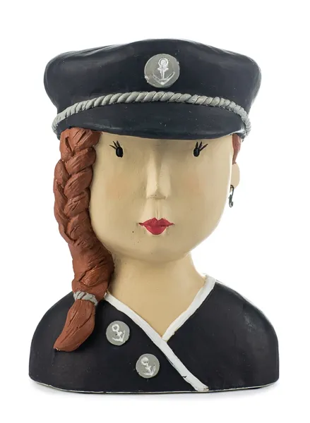 Baden collection Ladykopf Captain Barbara, H 25 cm