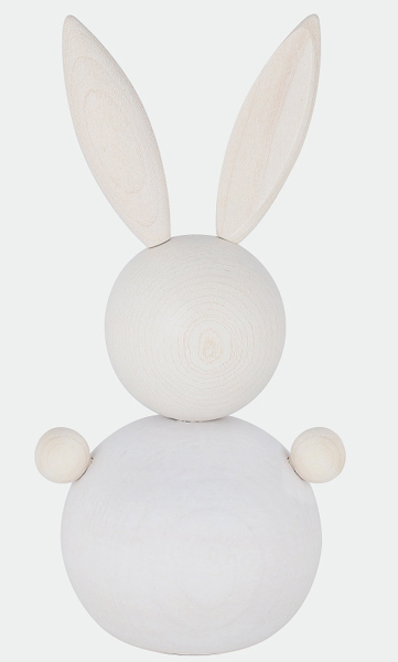 Aarikka großer Osterhase weiß , H 16 cm