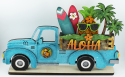 ALOHA Set Addon für LKW/Pickup seitlich, Sufbretter, Ananas, Palmen, handbemalt, 5-teilig