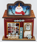 Motiv-Set Schneemann 7-teilig für Display Haus