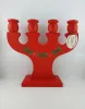 Schwedischer 4-armiger Leuchter Preiselbeeren, rot, 23 x 24,5 cm