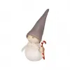 Aarikka Elf Candy cane mit Zuckerstange weiß h 11 cm finnische Weihnachtsfigur Tonttu