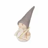 Aarikka Elf Engineer Ingenieur weiß mit Geodreieck h 11 cm Tonttu finnische Weihnachtsfigur