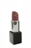 Gilde Vase Lippenstift Milano Keramik rot schwarz silberfarben H 20 cm