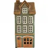 Det Gamle Apotek grünes Haus für Teelicht Keramik H 20 cm