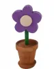 Kranzfigur kleine Blume im Topf lila h 7,5 cm