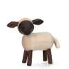 Spring Copenhagen kleines Holz Lamm Will H 8,5 cm schwarz natur Ahornholz