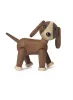 Spring Copenhagen Twix Holz Hund H 11 cm nachhaltiges Geschenk