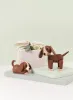 Spring Copenhagen Twix Holz Hund H 11 cm nachhaltiges Geschenk