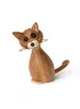 Spring Copenhagen Lucky sitzende Holzkatze eiche h 15,9 cm