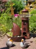 Rost Segelboot mit Flagge H 30 cm maritime Dekoration, Teich Deko