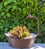 kleine nostalgische Wanne mit Wasserhahn rost 33x19xH32cm Garten Dekor