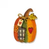 Kranzfigur Patchwork Kürbis Herbst Farben h 9 cm Herbst Deko für Sebastian Holzkränze