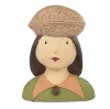 Baden collection Ladykopf Hazel braun grün H 28 cm Herbstdekoration