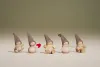 Aarikka Frost Elfs weiß h 9 cm finnische Weihnachtsfigur mit Trommel