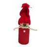 Sebastian Kranzfigur Weihnachtswichtel Junge rot Strickmütze Halsband 8,5 cm