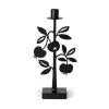 Bengt & Lotta großer Kerzenständer apple tree - Apfelbaum 1-flammig schwarz h 29 cm