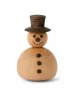Spring Copenhagen The Snowman, small – Holzfigur kleiner Schneemann