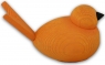 1 großer Vogel, orange, für Sebastian Holzkränze, l 6,8 cm