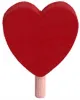 1 Holzstecker kleines Herz, rot, Steckfigur für kleine Sebastian Holzkränze