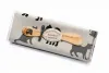 Geschenkset schwedisches Buttermesser mit Handtuch, Katze