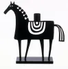 Bengt & Lotta großer Kerzenhalter SWEDISH HORSE schwedisches Pferd schwarz h 23 cm