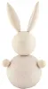 Aarikka großer Holz Osterhase weiß , H 16 cm