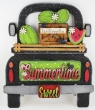 Wassermelonen Set, Addon für LKW und Holzbrett, Wassermelonenkiste, Ameisen, Erdbeerpreisschild, handbemalt
