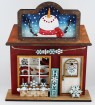 Motiv-Set Schneemann 7-teilig für Display Haus