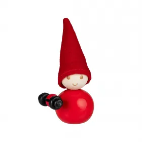 Aarikka Elf Fitness h 9 cm mit Hantel finnische Weihnachtsfigur Tonttu Aarikka Elf Fitness h 9 cm mit Hantel finnische Weihnachtsfigur Tonttu