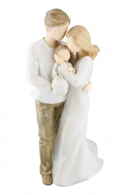 Gilde Figurine Family Bondage Resin Natural Brown H 23 cm