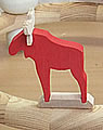 Sebastian design Steckfigur großer Elch rot für Sebastian Holzkränze Sebastian design Steckfigur großer Elch rot für Sebastian Holzkränze