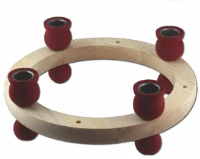 Sebastian design Holzkranz 23 cm dunkelrot für Steckfiguren Sebastian design Holzkranz 23 cm dunkelrot für Steckfiguren