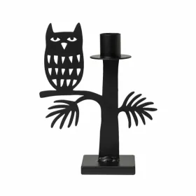 Bengt & Lotta OWL Eule Kerzenständer schwarz h 18 cm schwedischer Designer Kerzenständer Bengt & Lotta OWL Eule Kerzenständer schwarz h 18 cm schwedischer Designer Kerzenständer