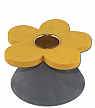 Sebastian candle holder flower yellow/gris Sebastian candle holder flower yellow/gris