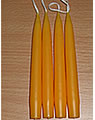 Sebastain design 4 Tannenkerzen gelb für Mini-Kränze/kleine Kränze Sebastain design 4 Tannenkerzen gelb für Mini-Kränze/kleine Kränze